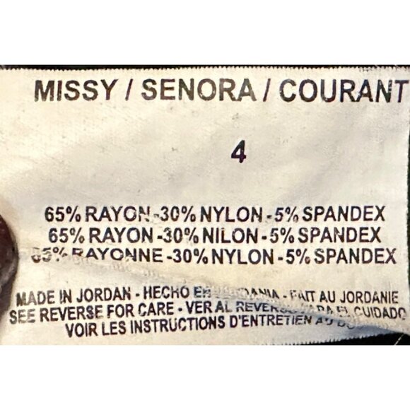 Womens Nine West Jeans Black Low-Rise Skinny Leg Fit Rayon Blend Size 27/4R READ - Picture 13 of 15